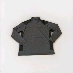 Vertx Shooter 1/4 Zip Shirt Mens 2XL Black Gray Athletic Long Sleeve Logo